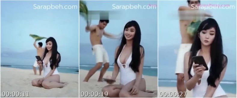 Boobs Ni Alodia Gosiengfiao Sexy In Bikini Sa Beach